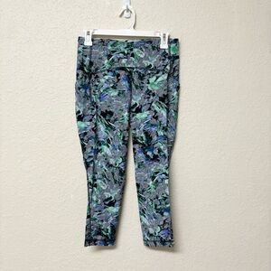 Lululemon Leggings Womens Swift Speed Crop 21” Size 8 Printed